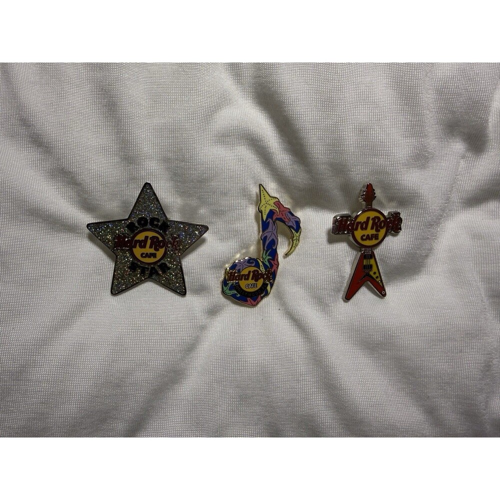 Hard Rock Cafe Lot of 3 Pins